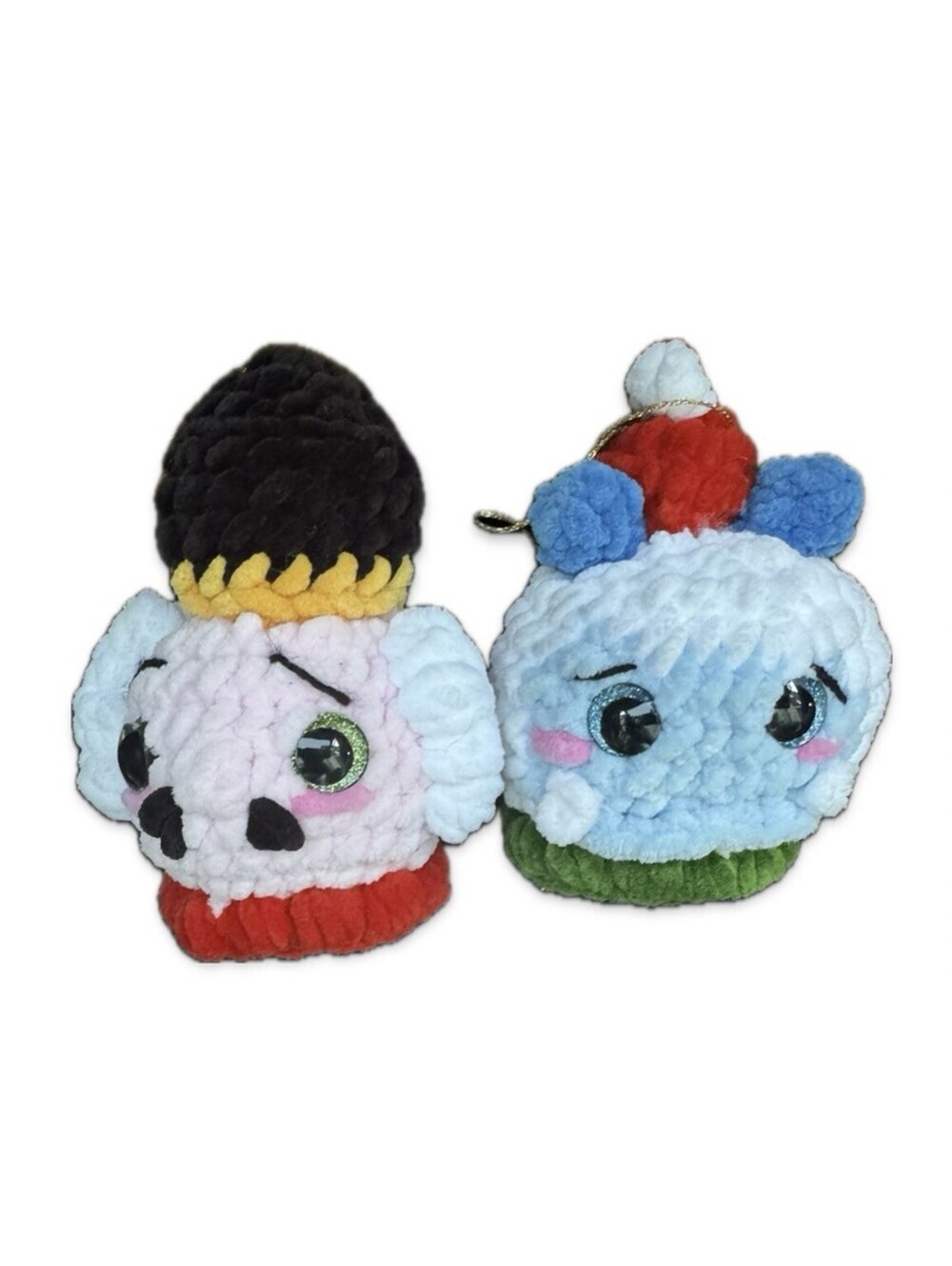 Handmade Nutcracker Stuffed Animal‎ Plush Set Small Multicolor 2024